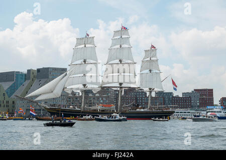 Stad Amsterdam. Construit à Amsterdam en 2000. Sail 2015 Banque D'Images