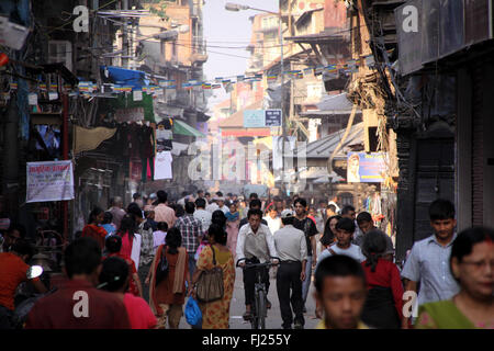 Scène Streetlife à Katmandu, au Népal, dans le centre de la capitale et autour de Durbar Square Banque D'Images