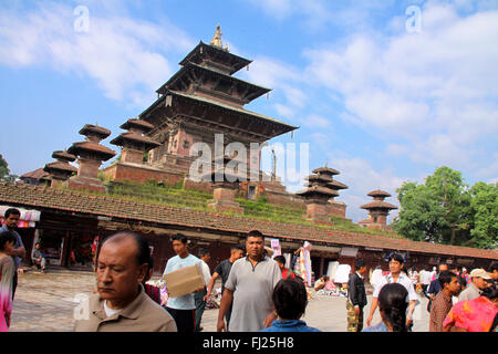 Scène Streetlife à Katmandu, au Népal, dans le centre de la capitale et autour de Durbar Square Banque D'Images