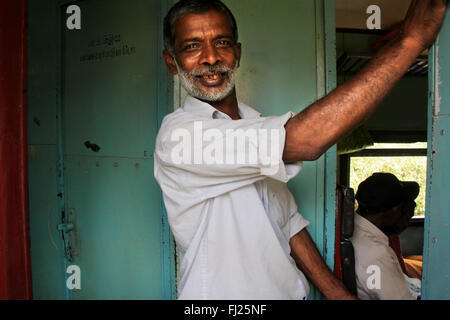 Portrait de l'homme au Sri Lanka Banque D'Images