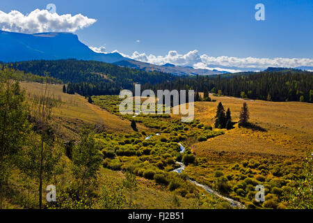 Tête de Bristol s'élève à 12713 pieds dans le SAN JUAN MOUNTAINS DANS LE SUD DU COLORADO Banque D'Images