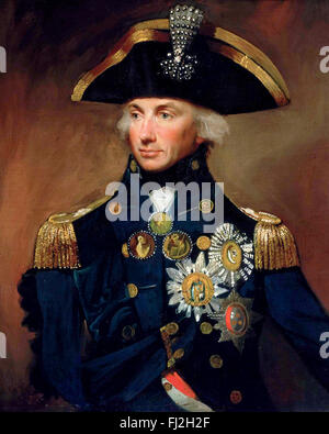 L'amiral Horatio Nelson Seigneur par David Banque D'Images