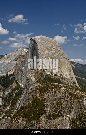 Demi Dôme vus de Glacier Point - Yosemite National Park, Californie Banque D'Images