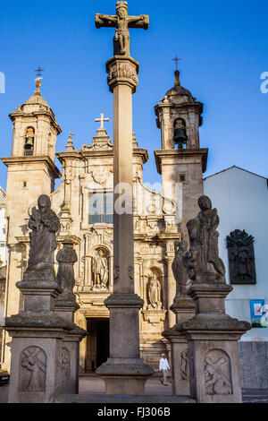 San Jorge church, ville de La Corogne, Galice, Espagne Banque D'Images