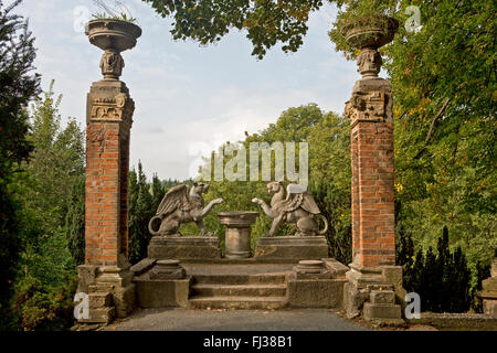 Parc du Château Roseburg, Ballenstedt, Allemagne Banque D'Images