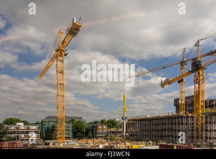 Site de construction, Londres, UK Banque D'Images