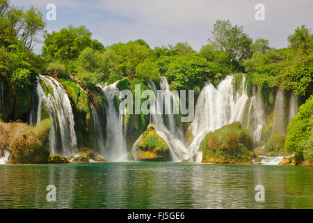 Cascades de Kravice, Bosnie-Herzégovine, Ljubuski Banque D'Images