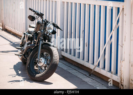 Marseille, France - 30 juin 2015 : Harley-Davidson moto haute puissance. Harley-Davidson subit une grande communauté de marque whic Banque D'Images