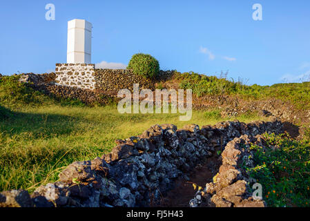 Whale Watch Tower, Lajes do Pico, Pico, Azoren, Portugal / Ponta da Queimada, Portugal, Azores Banque D'Images