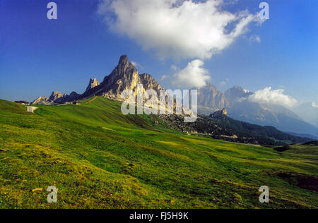 Col Giau, l'Italie, le Tyrol du Sud, Dolomites Banque D'Images