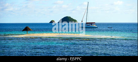 Petite île de Mopion, Saint Vincent et les Grenadines Banque D'Images