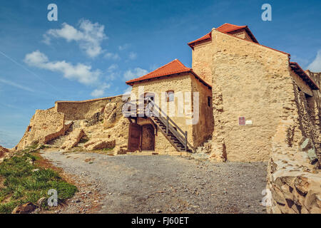 Brasov, Roumanie - 10 octobre 2015 : Brasov citadelle, d'abord attesté en 1324, est l'un des plus anciens sites archéologiques en Roumanie, Banque D'Images