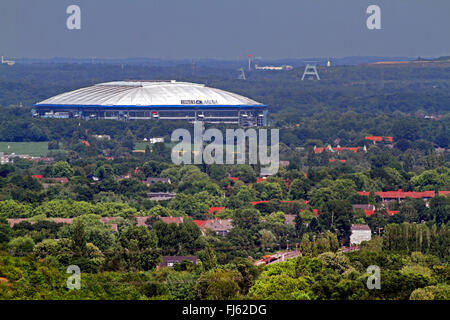 Ruhr avec Veltins-Arena Gelsenkirchen, Allemagne, Rhénanie du Nord-Westphalie, région de la Ruhr, Bochum Banque D'Images