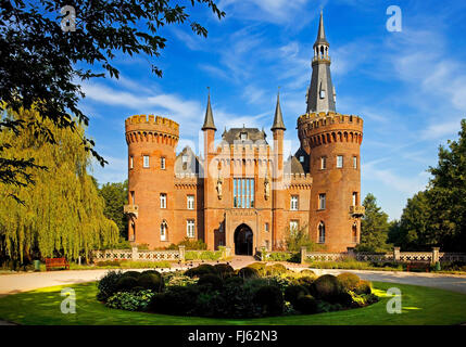 Château de Moyland Moyland, Musée d'art moderne, l'Allemagne, en Rhénanie du Nord-Westphalie, Bas-rhin, Bedburg Hau Banque D'Images