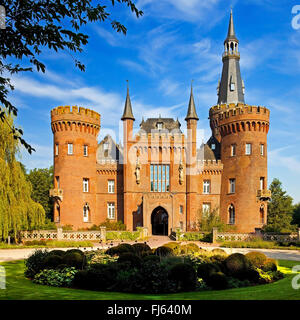 Château de Moyland Moyland, Musée d'art moderne, l'Allemagne, en Rhénanie du Nord-Westphalie, Bas-rhin, Bedburg Hau Banque D'Images