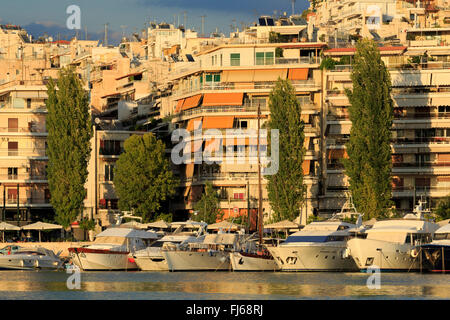 Port de Plaisance, Port du Pirée, Athènes, Grèce, Europe Banque D'Images