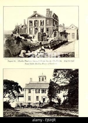 L'architecture intérieure des colonies américaines et de la république précoce (1922) Banque D'Images