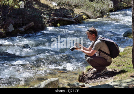 Photographier dans les spring mountains Banque D'Images