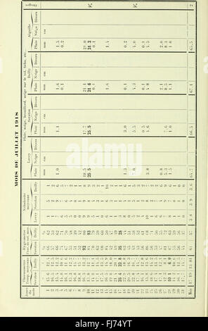 Archives des sciences physiques et naturelles (1919) Banque D'Images