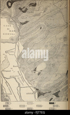 Le bellezze della Svizzera - descrizione del paesaggio e sue cause geologiche (1900) Banque D'Images