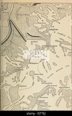 Le bellezze della Svizzera - descrizione del paesaggio e sue cause geologiche (1900) Banque D'Images