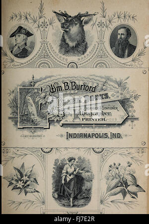 L'Indianapolis (Polk Comté de Marion, Ind.) city directory, 1887 (1887) Banque D'Images