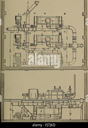 Traité approfondi sur les turbines à vapeur Banque D'Images