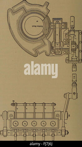Un traité technique sur les turbines à vapeur, offrant à la fois des idées théoriques et des applications pratiques, y compris une section sur la technologie émergente des turbines à gaz Banque D'Images