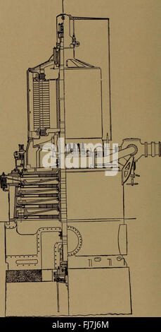 Les turbines à vapeur ; un traité théorique et pratique pour les ingénieurs et les étudiants, y compris une discussion de la turbine à gaz (1917) Banque D'Images