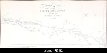 Un voyage du Prince of Wales's fort dans la baie d'Hudson jusqu'à l'océan du nord, dans les années 1769, 1770, 1771, et 1772. - (1911) Banque D'Images