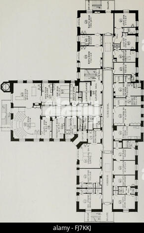 L'hôpital américain du xxe siècle ; un traité sur le développement d'institutions médicales, tant en Europe et en Amérique, depuis le début de ce siècle (1918) Banque D'Images