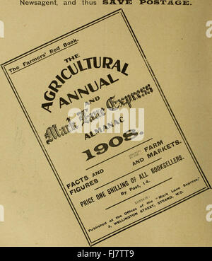 Le Mark Lane Express, journal agricole &c (1907) Banque D'Images