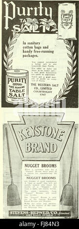 Canadian Grocer Juillet-septembre 1919 (1919) Banque D'Images