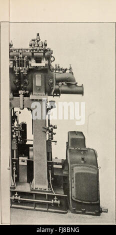 Les moteurs diesel pour la terre et les travaux maritimes (1916) Banque D'Images