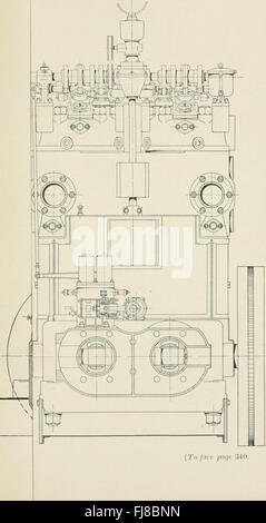 Les moteurs diesel pour la terre et les travaux maritimes (1916) Banque D'Images