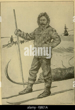 Découverte du pôle Nord - Le Dr Frederick A. Cook dans sa propre histoire de la façon dont il a atteint le pôle Nord le 21 avril, 1908, et l'histoire du Commandant Robert E. Peary's discovery April 6th, 1909 (1909) Banque D'Images