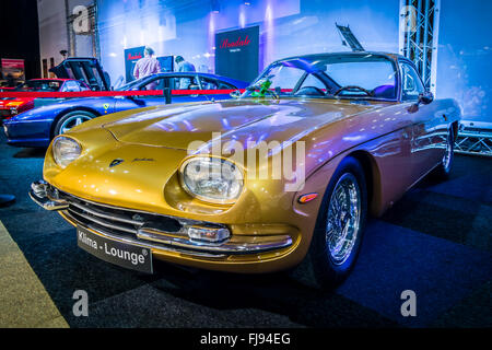 Grand tourer coupé Lamborghini 350 GT, 1965. Conçu par Carrozzeria Touring. Banque D'Images