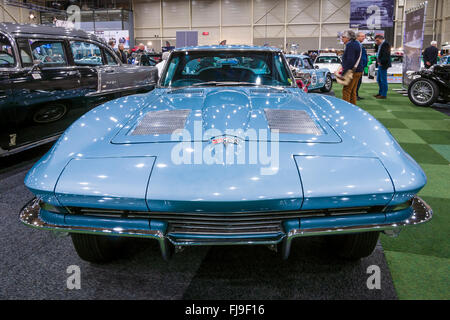 Voiture de sport Chevrolet Corvette C2 Fenêtre 'Split', 1963. Banque D'Images
