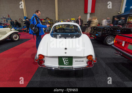 Voiture de sport Alfa Romeo Giulia Sprint Speciale, 1964. Vue arrière. Banque D'Images