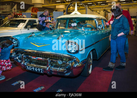 Berline Chevrolet Bel Air, 1957. Banque D'Images