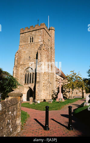 L'église St Mary, bataille, près de Hastings, East Sussex, UK Banque D'Images