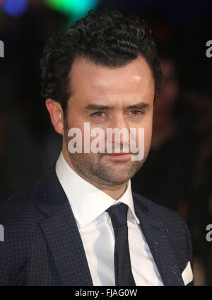 26 janvier 2016 - Daniel Mays participant à la "Première Mondiale" de l'armée, Odeon Leicester Square à Londres, au Royaume-Uni. Banque D'Images