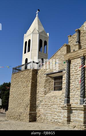 L'église baroque de San Lucas de Colan 1536 - Le plus ancien construit par les conquérants espagnols en Amérique du Sud à COLAN. Pérou Banque D'Images