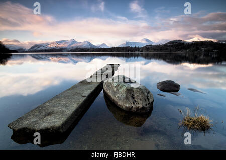 Derwent Water Bay, isthme Banque D'Images