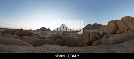 Spitzkoppe, la Namibie. Banque D'Images