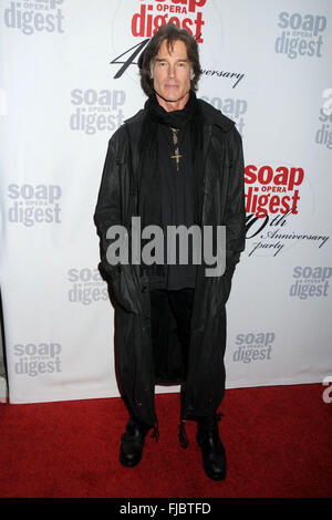 Hollywood, CA, USA. Feb 24, 2016. 24 février 2016 - Hollywood, Californie - Ronn Moss. Soap Opera Digest 40e anniversaire de l'événement tenu à l'Argyle Hollywood. Crédit photo : Byron Purvis/AdMedia © Byron Purvis/AdMedia/ZUMA/Alamy Fil Live News Banque D'Images