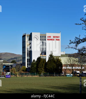 Lake District Business Park, menthe Bridge Road, Kendal, Cumbria, Angleterre, Royaume-Uni, Europe. Banque D'Images