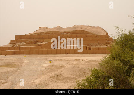 À Chogha Zanbil Ziggurat, Iran Banque D'Images