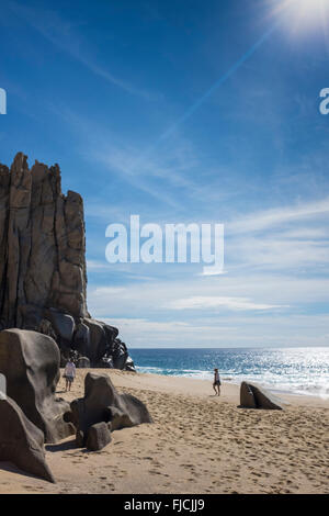 Cabo San Lucas Mexique, pointe sud de la péninsule de Basse-Californie Banque D'Images