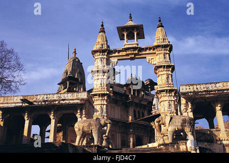 Jagat shiromani temple, Jaipur, Rajasthan, Inde, Asie Banque D'Images